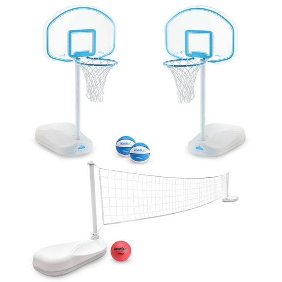 Dunn-Rite Clear Shot Poolside Basketball System (Kids and Adults)