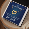thumbnail image 4 of To Granddaughter You Are My World Inseparable Necklace, 4 of 7