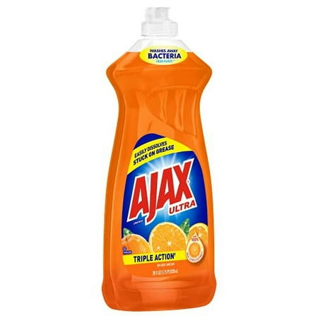 Ajax Dish Detergent Liquid Orange Scent 28 oz Bottle 9/Carton Each