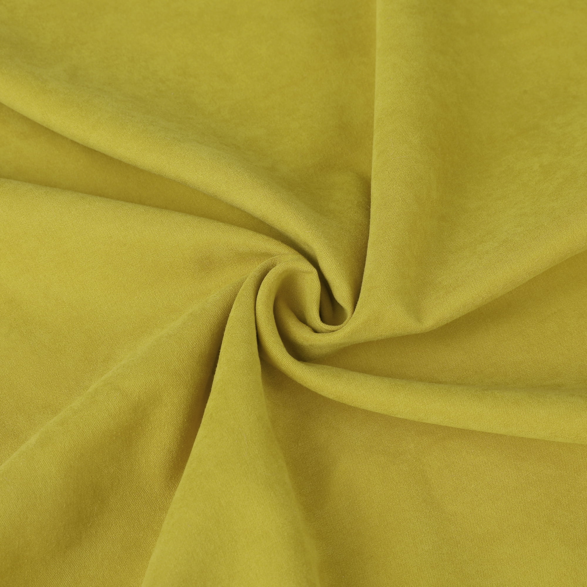 Unique Bargains 4 Pcs Solid Color Pillowcases Hidden Zipper Pillow Covers Turmeric 12" x 20"