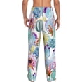 thumbnail image 3 of Haiem Cactus1 Men's Pajama Pants Ultra Lightweight Pjs Bottoms Sleepwear Bottom Pants with Pocket Drawstring-Small, 3 of 9