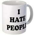 thumbnail image 1 of 11 ounce Mug - I Hate People - Mug - S White ", 1 of 3