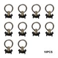 thumbnail image 1 of Baohd 10PCS L Track Single Stud Fitting With Round Ring Single Stud Fitting Tie Downs Trailer Black 1Set, 1 of 6