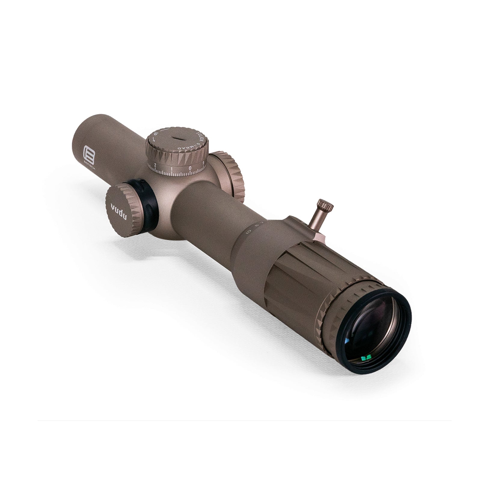 EOTECH VUDU 1-10x28 FFP Tan Riflescope SR5 Reticle MRAD with Daylight Bright Dot - VDU1-10SR5DFTAN Sights