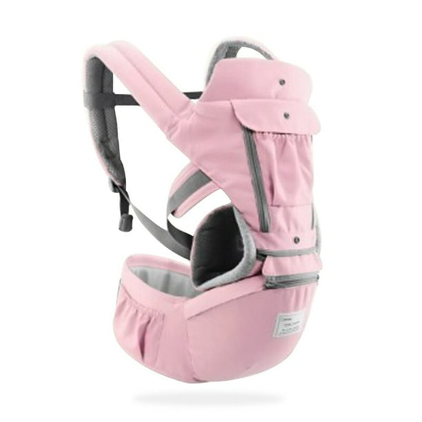 Mochila tipo canguro para bebe portabebes ergonomico transpirable asiento de cadera cabestrillo bolsas de disenador de lujo Bodega Aurrera en linea