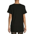 thumbnail image 3 of Time and Tru Women's Short Sleeve Henley, 3 of 5