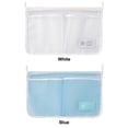 thumbnail image 2 of Bearachild Refrigerador almacenamiento malla bolsa doble compartimento colgante organizador blanco Type1 NO1, 2 of 6
