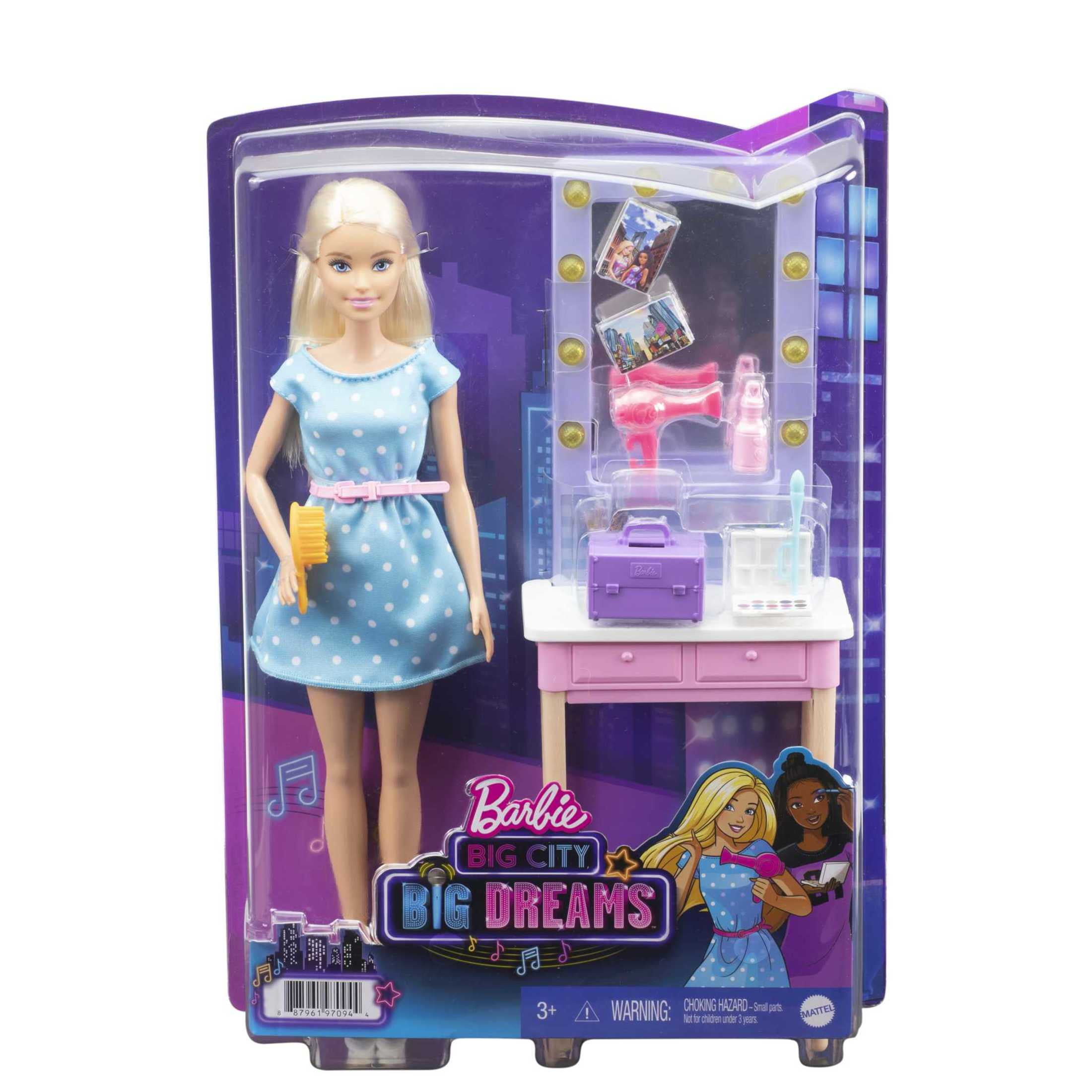 Barbie Big City Big Dreams Puppenset mit Knochelzimmer und Zubehor in Hungary at HUF 14341 Rating 5