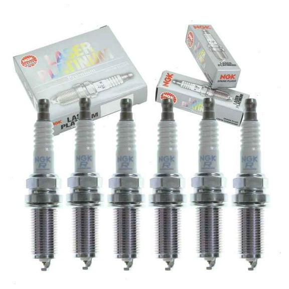 6 pc NGK Laser Platinum Spark Plugs compatible with Toyota 4Runner 4.0L V6 2003-2009