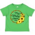 thumbnail image 3 of Inktastic My Mimi Loves Me with Sunflower Wreath Boys or Girls Toddler T-Shirt, 3 of 5