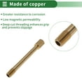 thumbnail image 3 of Accesorios de tubería de cobre Unique Bargains 1/8"Femenino x 1/8"Masculino unión de extensión de rosca interna y externa 3.94" 2 Pcs, 3 of 7