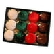 thumbnail image 5 of Adornos navideños con bolas flocadas, colgantes irrompibles, reutilizables y creativos. 12 unidades 4 colores, 5 of 9