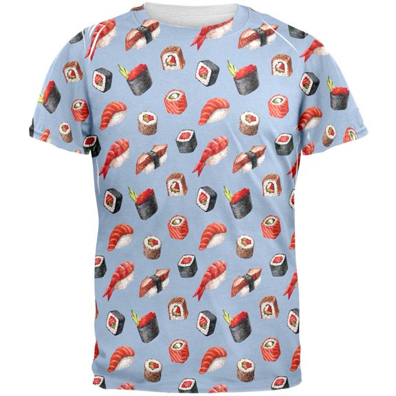 Sushi All Over Adult T-Shirt - Small