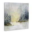 thumbnail image 4 of Stupell Industries Winter Woodland Scene Landscape & Nature Painting Wrapped Canvas Art Print Wall Art, 17 x 17, 4 of 8