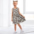 thumbnail image 7 of Girls Dress Halloween Ghost Stars Sleeveless Dress for Girls Hem A-Line Casual Sundress, 7 of 7