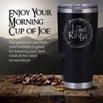 thumbnail image 2 of Lord of the Rings Merchandise Mug, 30 oz Stainless Steel Wine & Coffee Tumbler — Double Wall Insulated Tumbler with Lid — LOTR Gifts, Accessories for Kitchen & Bar, Winter Travel Mug, LOTR Beer Mug, 2 of 8