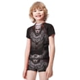 thumbnail image 2 of Pennywise Boys 2-Piece Swimsuit Set, Short Sleeve Rash Guard & Swim Trunks, 2 of 7