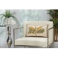 thumbnail image 3 of Nourison Royal Palm Floral Natural Decorative Throw Pillow , 12" x 20", 3 of 3