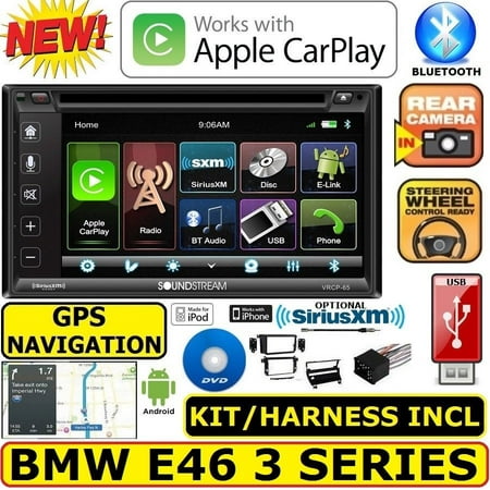 Reference Series Stereo - BMW E46 3 SERIES GPS NAVIGATION SYSTEM BLUETOOTH/USB/CD/DVD CAR RADIO STEREO PKG