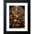 thumbnail image 2 of José Juárez 17x24 Black Modern Framed Museum Art Print Titled - The Martyrdom of Saint Lawrence, 2 of 5