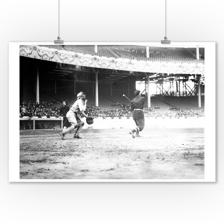 Fred Merkle Batting Ny Giants Baseball Photo 9x12 Art Print