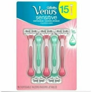 Gillette - Womens Venus Sensitive Disposable Razor - 15 Count