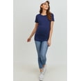 thumbnail image 5 of LaClef Jersey Round Neck Short Sleeve Maternity Top, 5 of 5