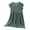 Dark Green, variant on vigerkar Summer Dresses for Girls Beach Vacation Clothes V Neck Ruffle Sleeve Babydoll Dress Elegant Sundress (Yellow, 4-5 Years)