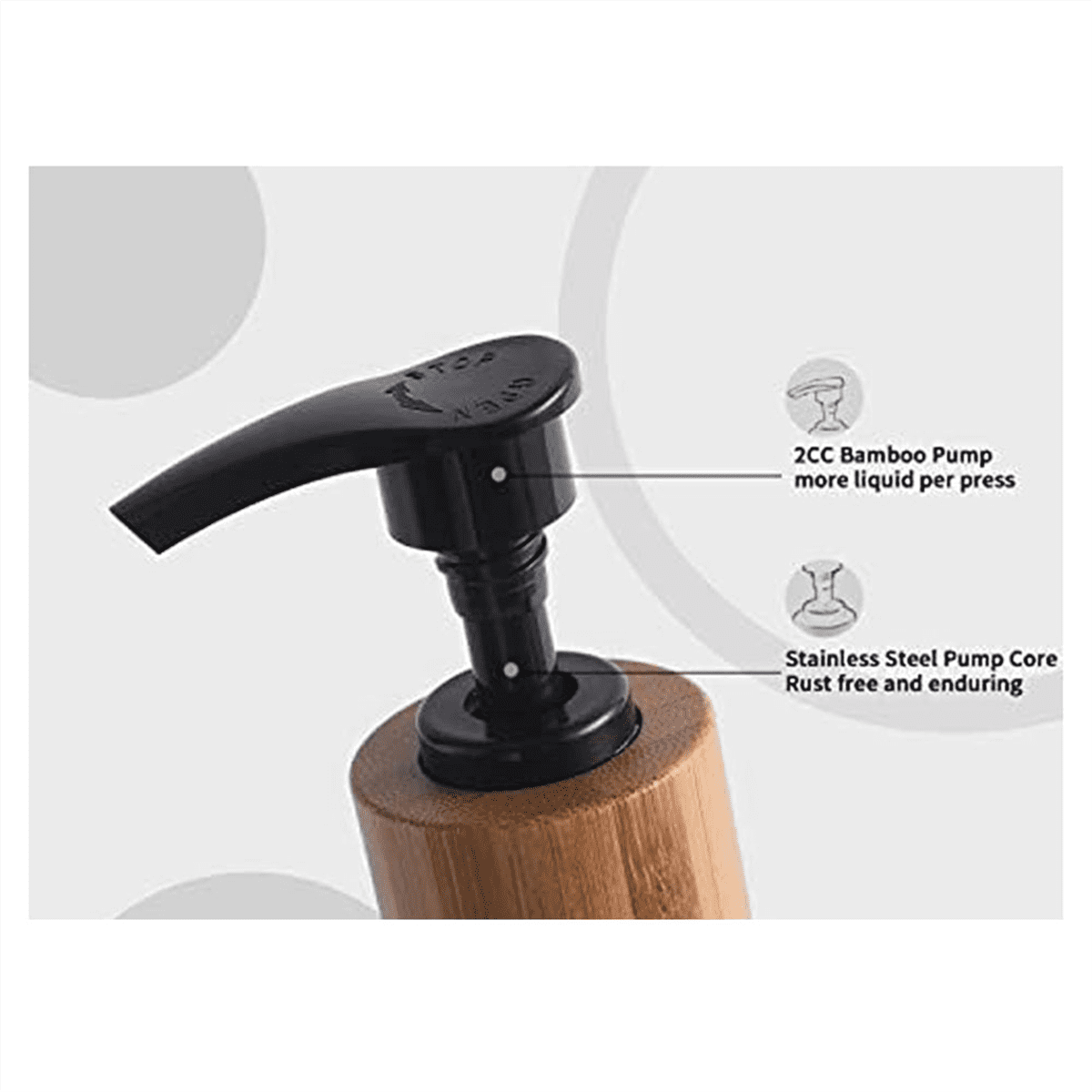 Glass Soap Dispenser Set, Contains Glass Hand Soap Dispenser and Glass Dish Soap Dispenser. Matte Black Soap Dispenser