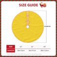 thumbnail image 2 of Gaeub Corn 3 Print Christmas Tree Skirt,Christmas Decorations,Round Xmas Skirt for Christmas Indoor Decorations Xmas Winter Holiday Party Supplies-36", 2 of 6