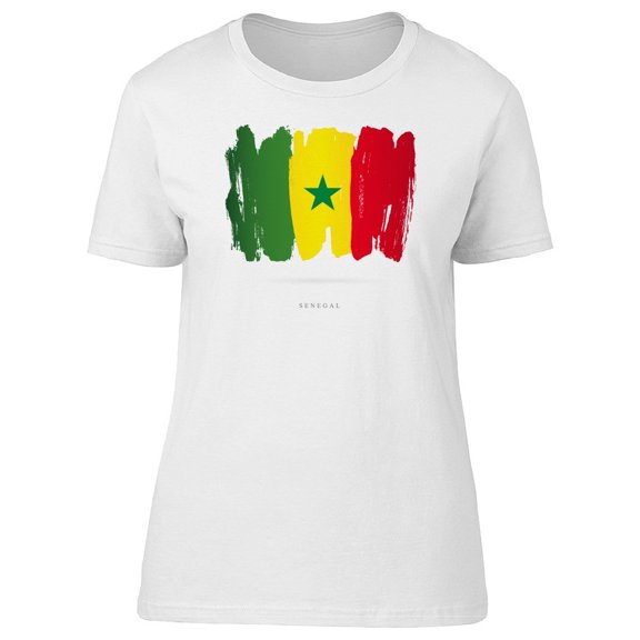 Paint Of The Flag Of Senegal Tee Men's -Image by Shutterstock