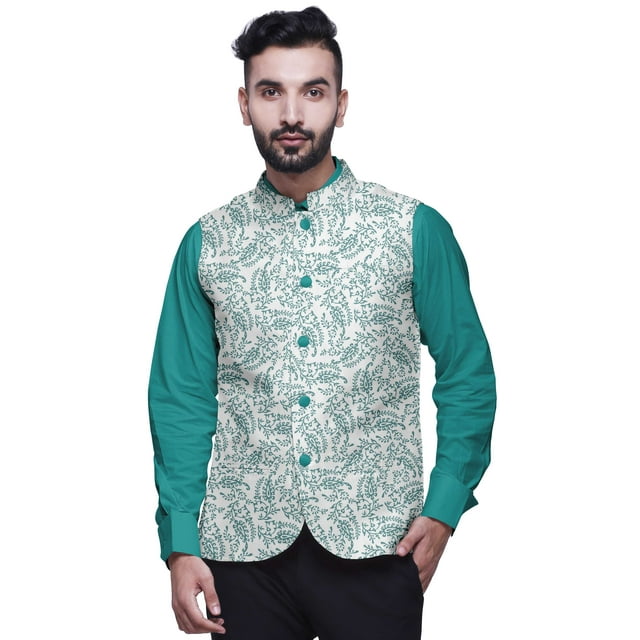 Atasi Veste de Fête pour Hommes Imprimée Décontractée Élégante pour Mariage - Grande Taille