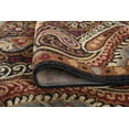 thumbnail image 3 of Transitional 8x10 Area Rug (7'6'' x 9'10'') Paisley Black, Red Living Room Easy to Clean, 3 of 9