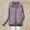 Purple, variant on Sevevn Women's Light Down Jacket Women's Large Size Slim Short Winter Portable Waistcoat Lnternal Pocket Zip