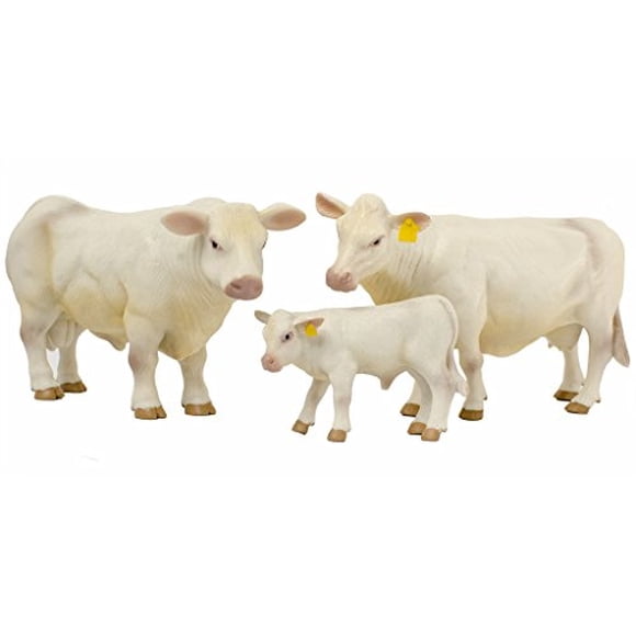 Little Buster Toys Charolais Bull - Bull realista, escala 1/16 Little Buster Toys Little Buster Toys