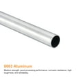 thumbnail image 3 of Uxcell 16mm OD 14.2mm Inner Dia 300mm Length 6063 Aluminum Round Tube, 3 of 5
