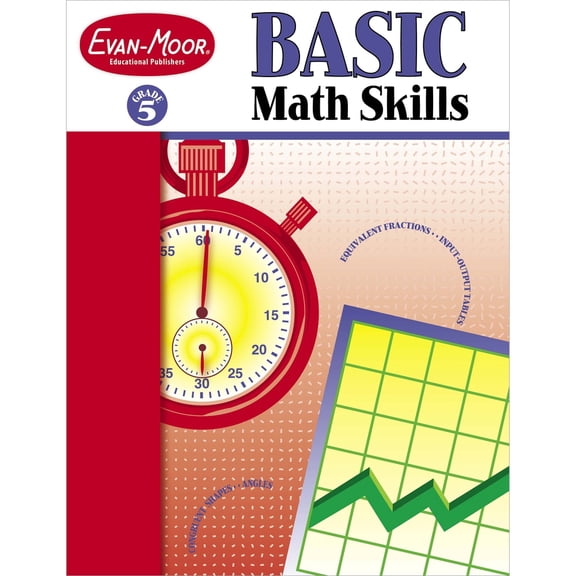 Pre-Owned Basic Math Skills Grade 5 (Paperback) 1557999384 9781557999382
