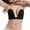 00 # Black, variant on Plus Size Bralettes for Women Strapless Sticky Adhesive Deep U Shaped Silicone Bra Invisible Backless Reusable Push Up Bras Fashion Bra Yellow D