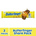 thumbnail image 3 of (2 pack) Butterfinger Share Size Candy Bar, 2 Count, Crispety Crunchety Peanut-Buttery On-The-Go Sweet Treat, 3.7 oz Pack, 3 of 18
