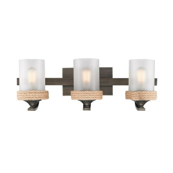 Wry Lighting Chatham 3-light Vanity in Gunmetal Bronze