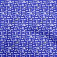 thumbnail image 1 of oneOone Cotton Poplin Twill Dark Blue Fabric Conversational Footwear Craft Projects Decor Fabric Printed By The Yard 56 Inch Wide, 1 of 4