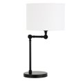 thumbnail image 1 of Henn&Hart 12" Blackened Bronze Metal/Fabric Table Lamp, 1 of 10