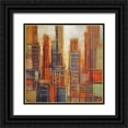 thumbnail image 1 of Holsinger, Joel 15x15 Black Ornate Wood Framed with Double Matting Museum Art Print Titled - Uptown Chromoscape, 1 of 4
