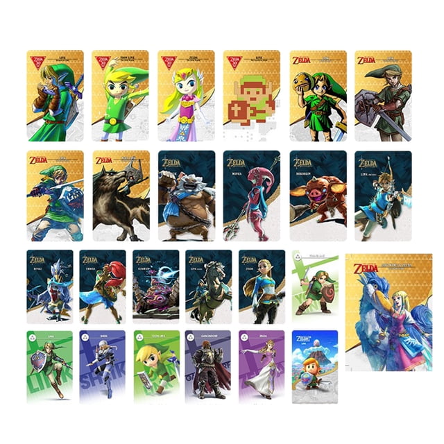 Tarjeta Enlace Zelda Amiibo Zelda: Breath Of The Wild: Tears Of The Kingdom (tarjeta Pequeña 25 Piezas) TXW#964862.04