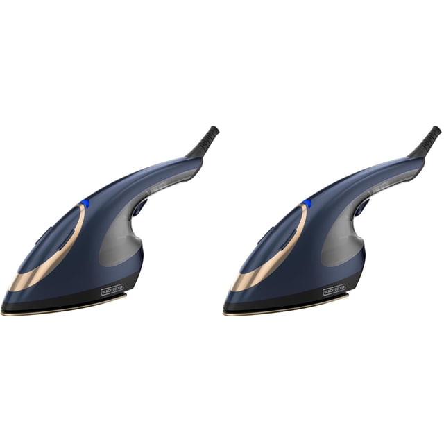 Plancha y Vaporizador BLACK+DECKER Press & Steam 2 en 1 Paquete de 2