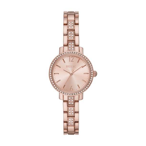 relic rose gold watch