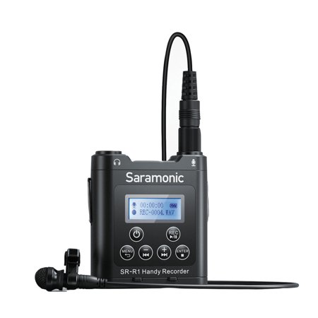 UPC: 6971008027143 | Saramonic SR-R1 Belt Pack Recorder with DK3 Lavalier and MicroSD Card