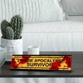 thumbnail image 3 of Zombie Apocalypse Survivor, Black Frame, Desk Sign (2x8"), 3 of 3
