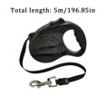 thumbnail image 3 of Correa retráctil automática para perros - Plástico y nylon, capacidad de 22 libras, sistema de freno de una mano, para perros pequeños/medianos, color negro/caramelo, 3 of 4