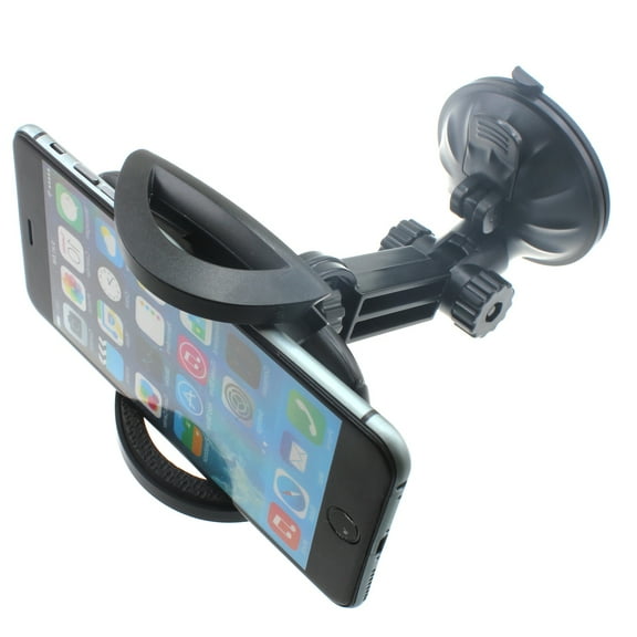 Dash Car Mount for Google Pixel 6 and 6 Pro Phones - Windshield Holder Cradle Swivel Dock Suction J4N Compatible With Google Pixel 6/Pro Models